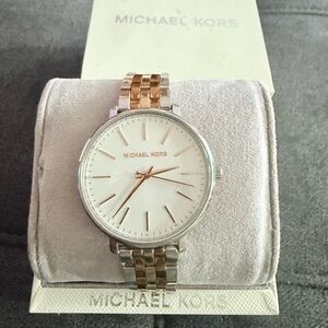 Michael Kors Gold and Silver Watch
